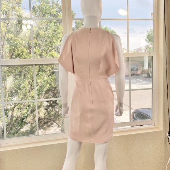 Genny Light Pink Slit Sleeve Mini-Dress - Picture 6 of 9